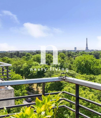 Paris 16 - Duplex vue Tour Eiffel - Bois de Boulogne